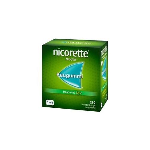 nicorette 2 mg Nikotinkaugummi freshmint zur Raucherentwöhnung