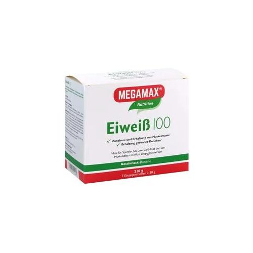 Eiweiss 100 Banane Megamax Pulver