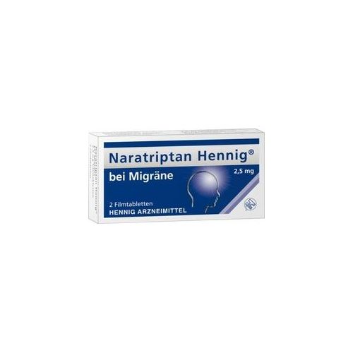 Naratriptan Hennig bei Migräne 2,5mg