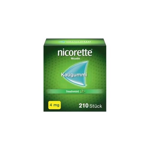 nicorette 4 mg Nikotinkaugummi freshmint zur Raucherentwöhnung