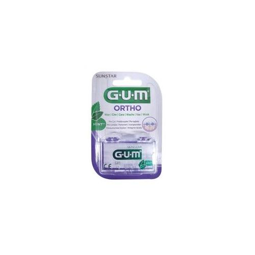 GUM ORTHO Wachs Mint