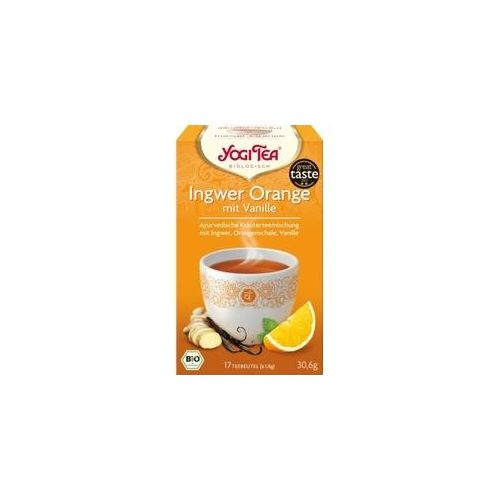 YOGI TEA Ingwer Orange+Vanille Bio Filterbeutel