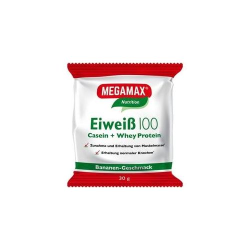 Eiweiß 100 Bananen-Geschmack MEGAMAX