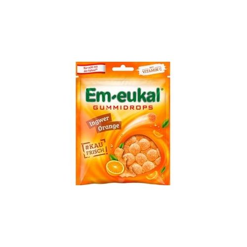 Em-eukal Gummidrops INGWER-ORANGE zuckerhaltig