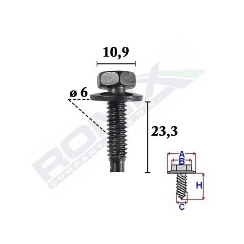 ROMIX Schraube CHRYSLER C70591 6025329