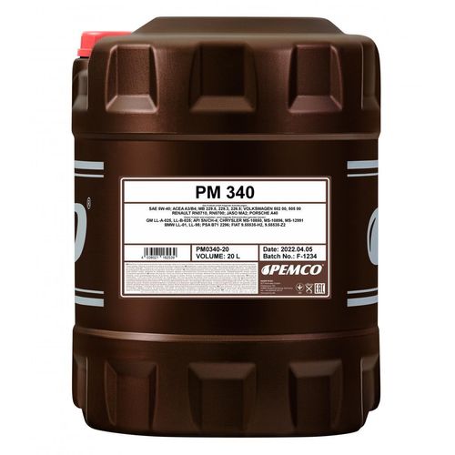 PEMCO Motoröl VW,MERCEDES-BENZ,AUDI PM0340-20 Motorenöl,Öl,Öl für Motor
