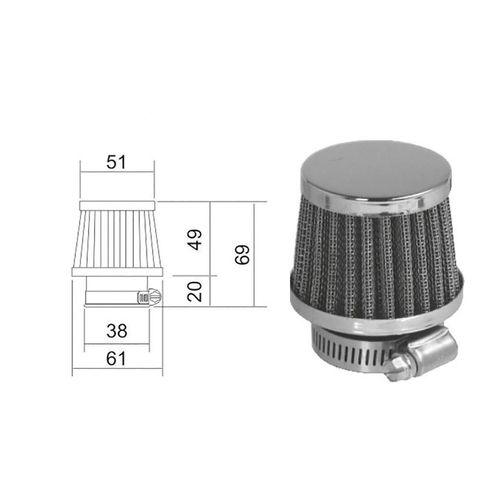 RMS Sportluftfilter 10 060 1020