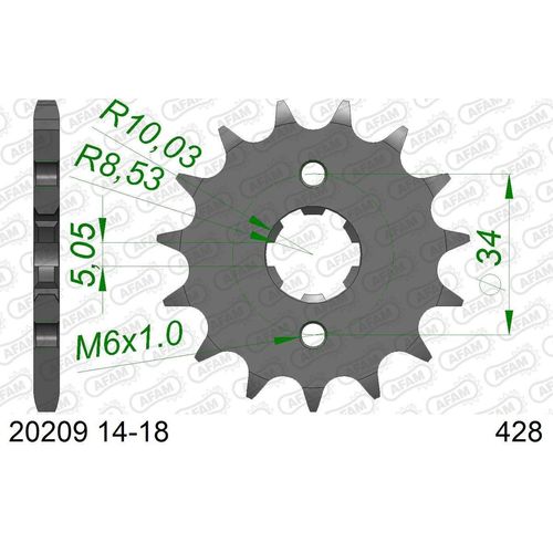 AFAM Kettenritzel 20209-15