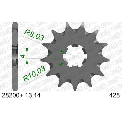 AFAM Kettenritzel 28200+14