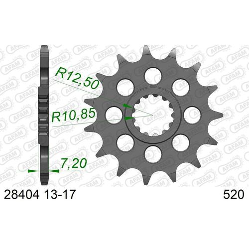 AFAM Kettenritzel 28404-17