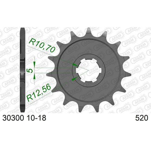 AFAM Kettenritzel 30300-18