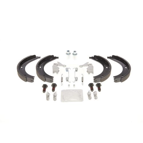 BOSCH Handbremsbeläge MERCEDES-BENZ 0 204 113 819 Handbremsbacken,Bremsbackensatz, Feststellbremse