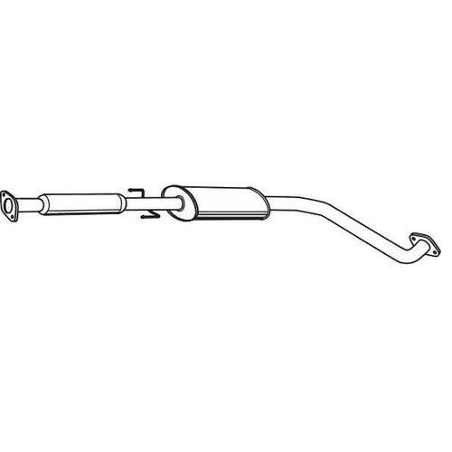 VEGAZ Mittelschalldämpfer CHEVROLET DAS-146 96654212 MSD