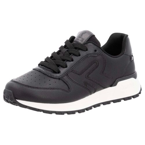 Sneaker RIEKER EVOLUTION Gr. 38, schwarz Damen Schuhe Freizeitschuh, Halbschuh, Schnürschuh mit Schaftrandpolsterung