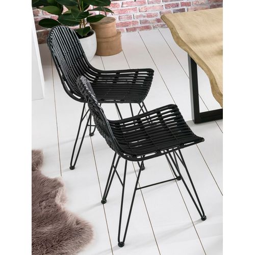 SIT Rattanstuhl »Rattan Vintage«, Shabby Chic, Vintage