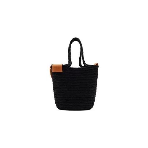 Desigual Trenzadas Shopping Bag Black