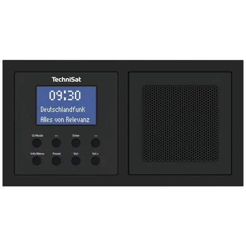 TechniSat DIGITRADIO UP 1 Steckdosenradio DAB+, UKW Bluetooth® Weckfunktion, Inkl. Lautsprecherbox Schwarz