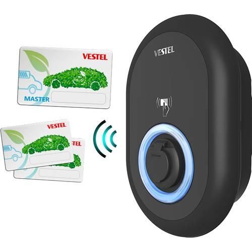 VESTEL Vestel EVC04-AC22SW Wallbox Typ 2 32 A Anzahl Anschlüsse 1 22 kW WiFi