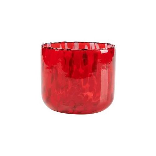 Xxxl Windlicht , Rot , Glas , 11 cm , Dekoration, Laternen & Windlichter, Windlichter