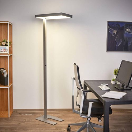 Büro-LED-Stehleuchte Nora, Bewegungsmelder 50W