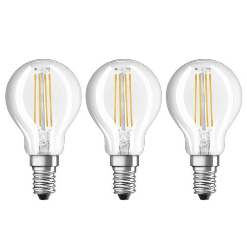 LED-Filament-Lampe E14 4 W 2.700K 3er-Set