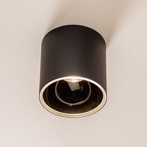 Downlight Halo, schwarz/schwarz