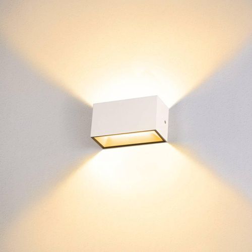 SLV Sitra LED-Außenwandleuchte up/down 20cm weiß