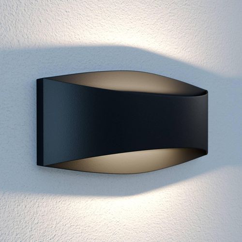 Lindby Evric LED-Außenwandleuchte, Breite 25,4 cm