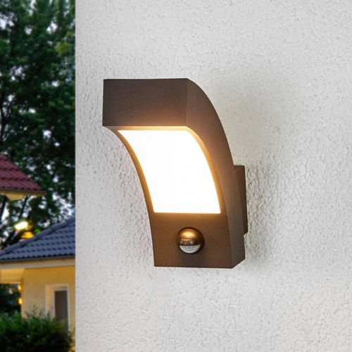 LED-Außenwandleuchte Lennik mit Bewegungsmelder