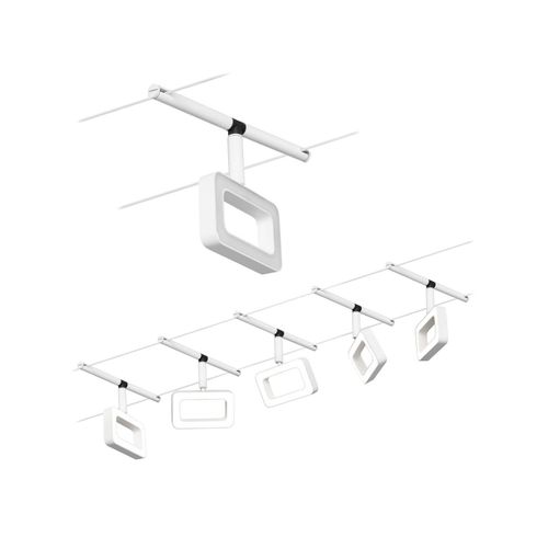 Paulmann Frame LED-Seilsystem 5fl. weiß matt