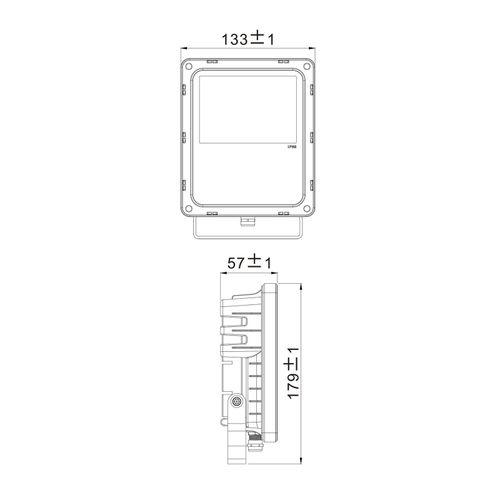 IP65 - LED-Außenstrahler Flood Color RF-10 - 10W