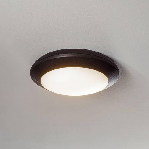 LED-Außendeckenleuchte Berta, schwarz, CCT