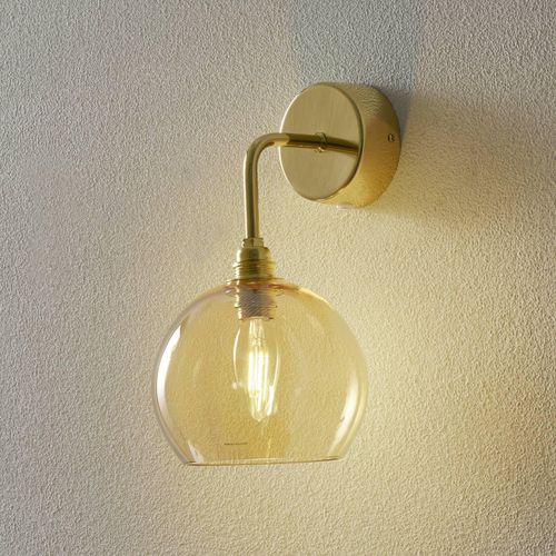 EBB & FLOW Rowan Wandlampe gold Schirm gold-rauch