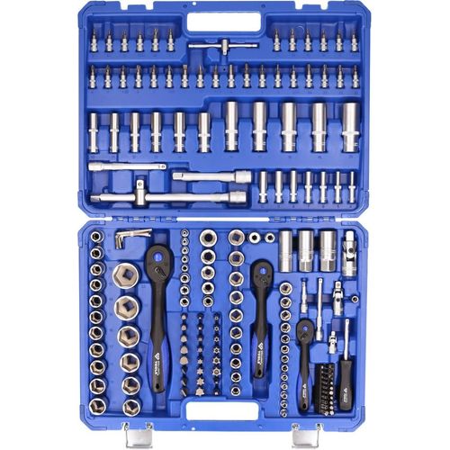 Brilliant Tools Steckschlüssel-Satz, 172-tlg., 1/4', 3/8', 1/2' Steckschlüsselsatz BT023172