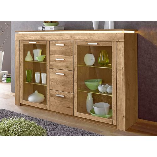 Highboard VOGL MÖBELFABRIK Sideboards braun (wildeiche teilmassiv) Breite 182 cm