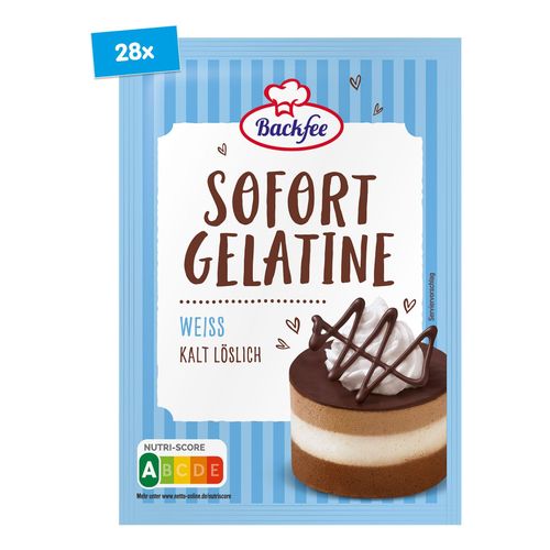 Backfee Sofort Gelatine 30 g, 28er Pack