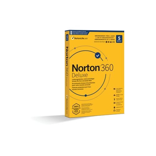 Norton Virensoftware »360 Deluxe Box, 5 Device, 1«