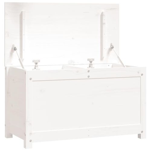 Prolenta Premium - Truhe Weiß 80x40x45,5 cm Massivholz Kiefer
