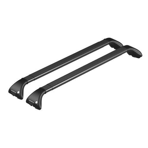 Snap Steel, Paar Teleskop-Dachträgerschienen aus Stahl - S - 80/111 cm