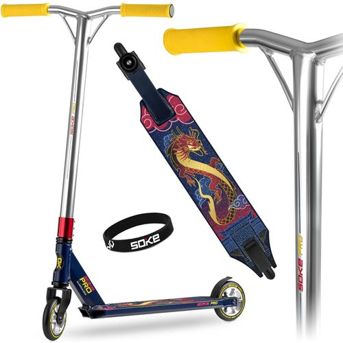 Scooter SOKE PRO performance navy blau und rot