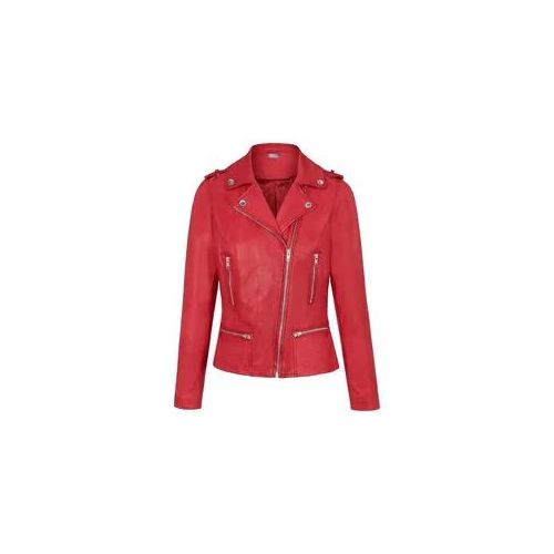 Lederjacke aus Lammnappaleder MYBC rot, 40