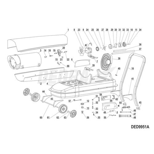 Elektromotor Zbdj180-2 230V 50W