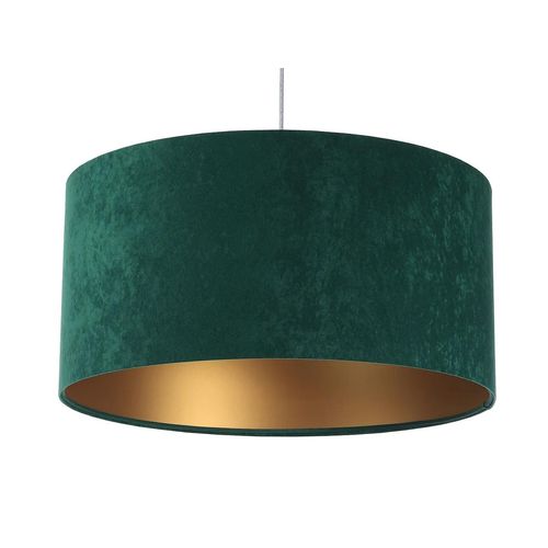 Hängeleuchte Classic flaschengrün, gold 1 x E27 Ø 50cm H:107cm dimmbar