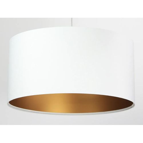 Hängeleuchte Classic Weiß, Gold 1 x E27 Ø 50cm H:107cm dimmbar
