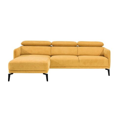Ecksofa 1 SIDOLO Breite 233 cm Verstellbare Kopfstützen