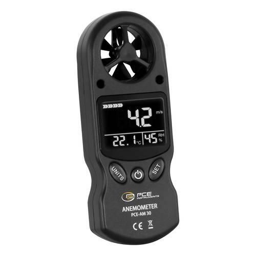 PCE Instruments PCE-AM 30 Anemometer 0.1 bis 30 m/s mit Temperaturmessfunktion