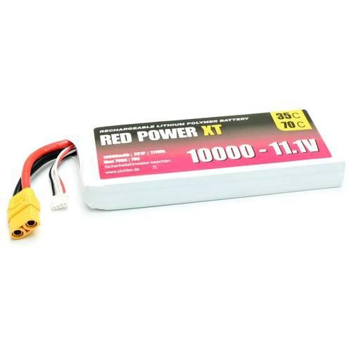 Red Power Modellbau-Akkupack (LiPo) 11.1 V 10 Ah 35 C Softcase XT90