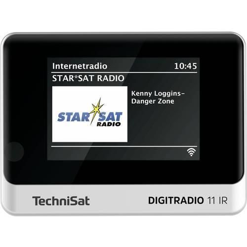 TechniSat DIGITRADIO 11 IR Internet Tischradio DAB+, UKW, Internet Bluetooth®, Internetradio, DAB+, UKW, WLAN Inkl. Fernbedienung, Weckfunktion Schwarz/Silber