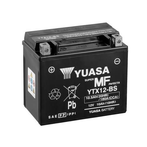 Yuasa YTX12 Motorradbatterie 12 V 10 Ah