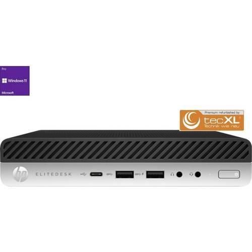 HP EliteDesk 800 G4 Mini PC Refurbished (gut) Intel® Core™ i5 i5-8500T 16 GB 512 GB SSD Intel UHD Graphics 630 Windows® 11 Pro